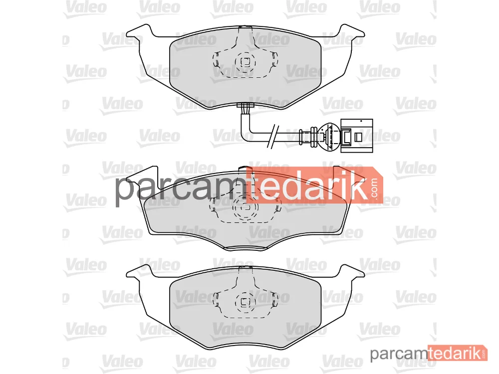 VALEO 670805 | Fren Balatası — VW Polo IV, Skoda Fabia I, Skoda Fabia I Combi